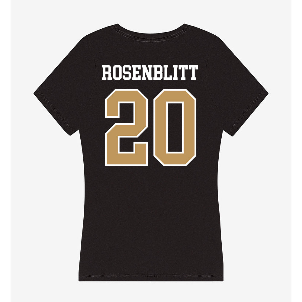 Oakland - NCAA Baseball : Josh Rosenblitt - Women's V-Neck T-Shirt-1