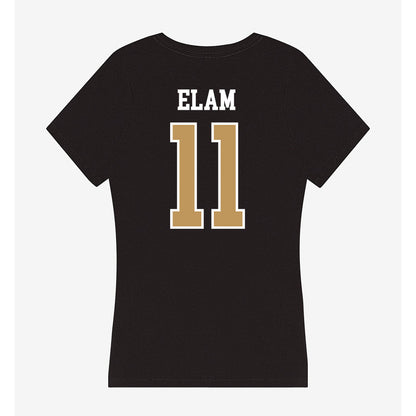 Oakland - NCAA Women's Basketball : Jaidyn Elam - Women's V-Neck T-Shirt-1
