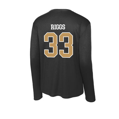 Oakland - NCAA Baseball : Luke Riggs - Activewear Long Sleeve T-Shirt-1