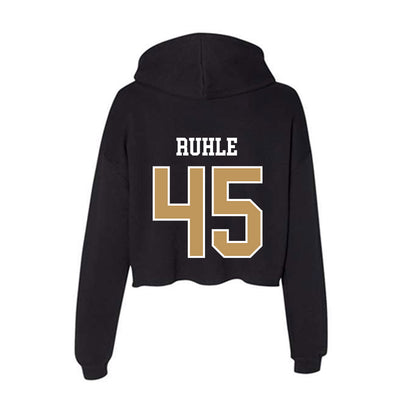Oakland - NCAA Baseball : Stephen Ruhle - Women's Crop Fleece Hoodie-1