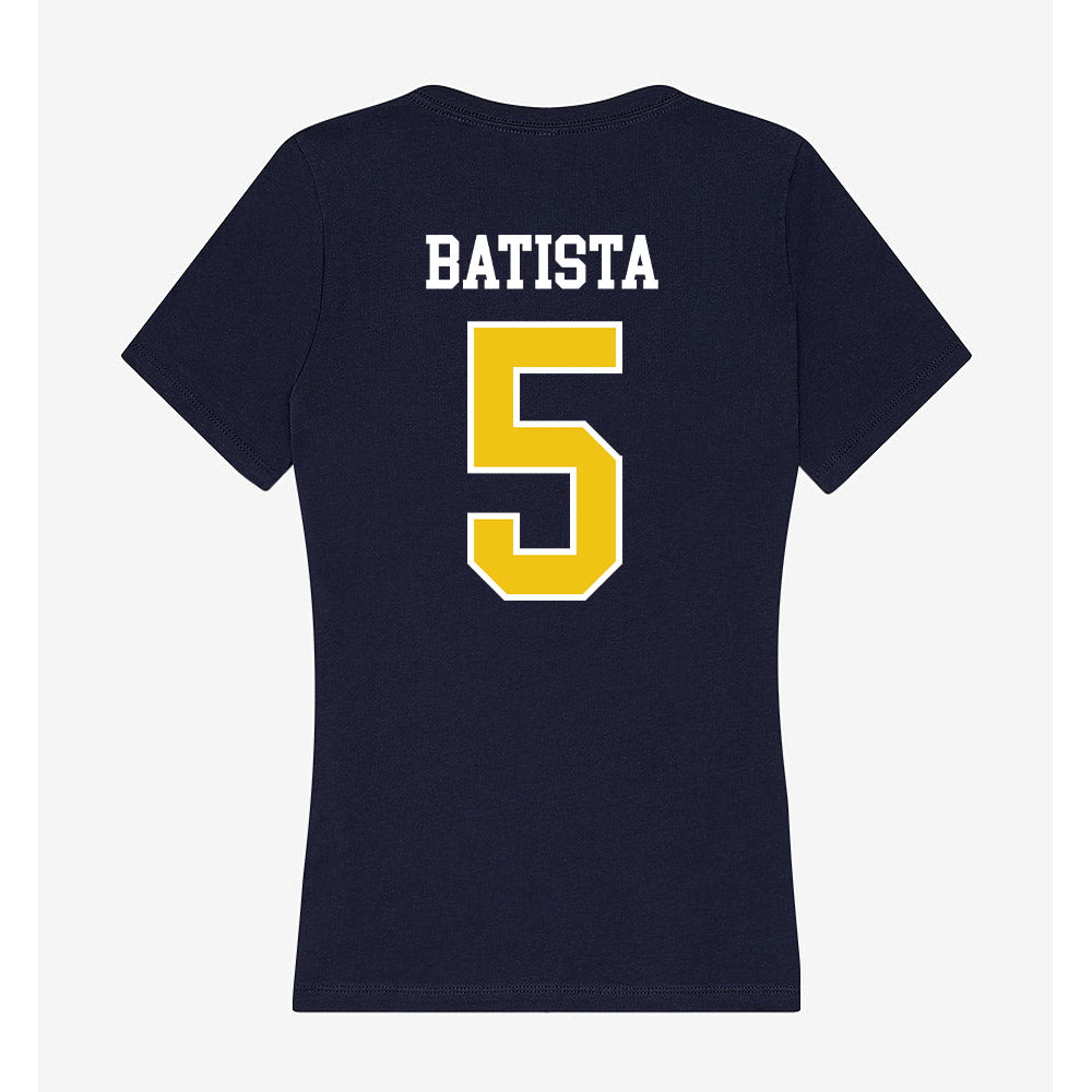 La Salle - NCAA Acrobatics & Tumbling : Jane Batista - Women's V-Neck T-Shirt-1