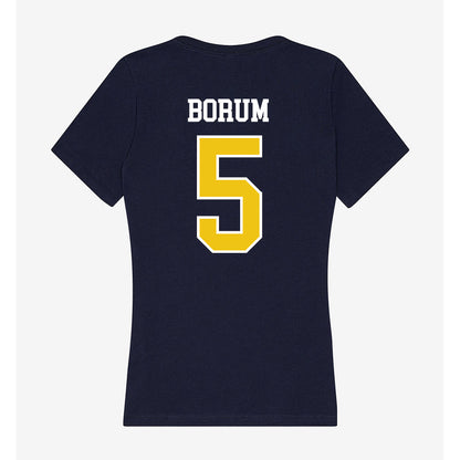 La Salle - NCAA Women's Rugby : Bailey Borum - Women's V-Neck T-Shirt-1