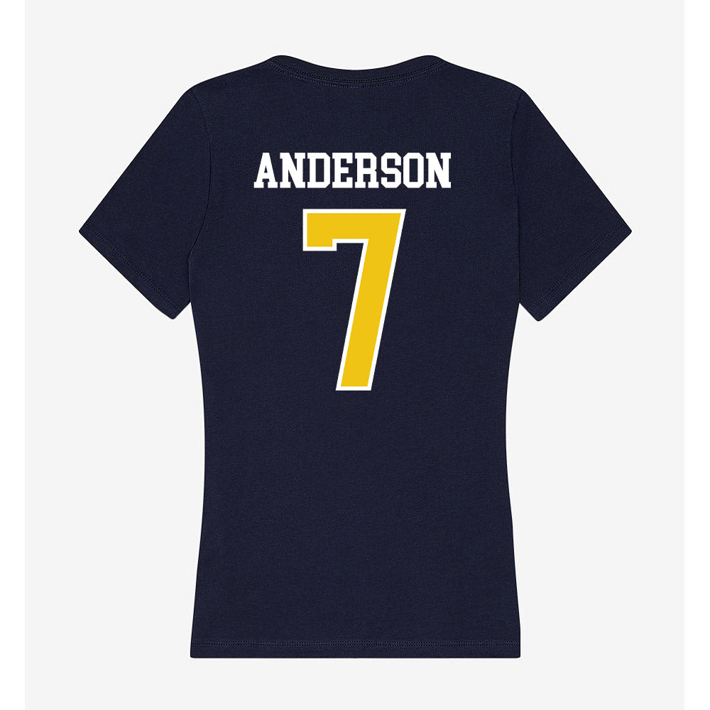 La Salle - NCAA Women's Rugby : Madison Anderson - Women's V-Neck T-Shirt-1
