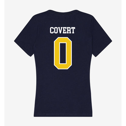 La Salle - NCAA Acrobatics & Tumbling : Abbie Covert - Women's V-Neck T-Shirt-1