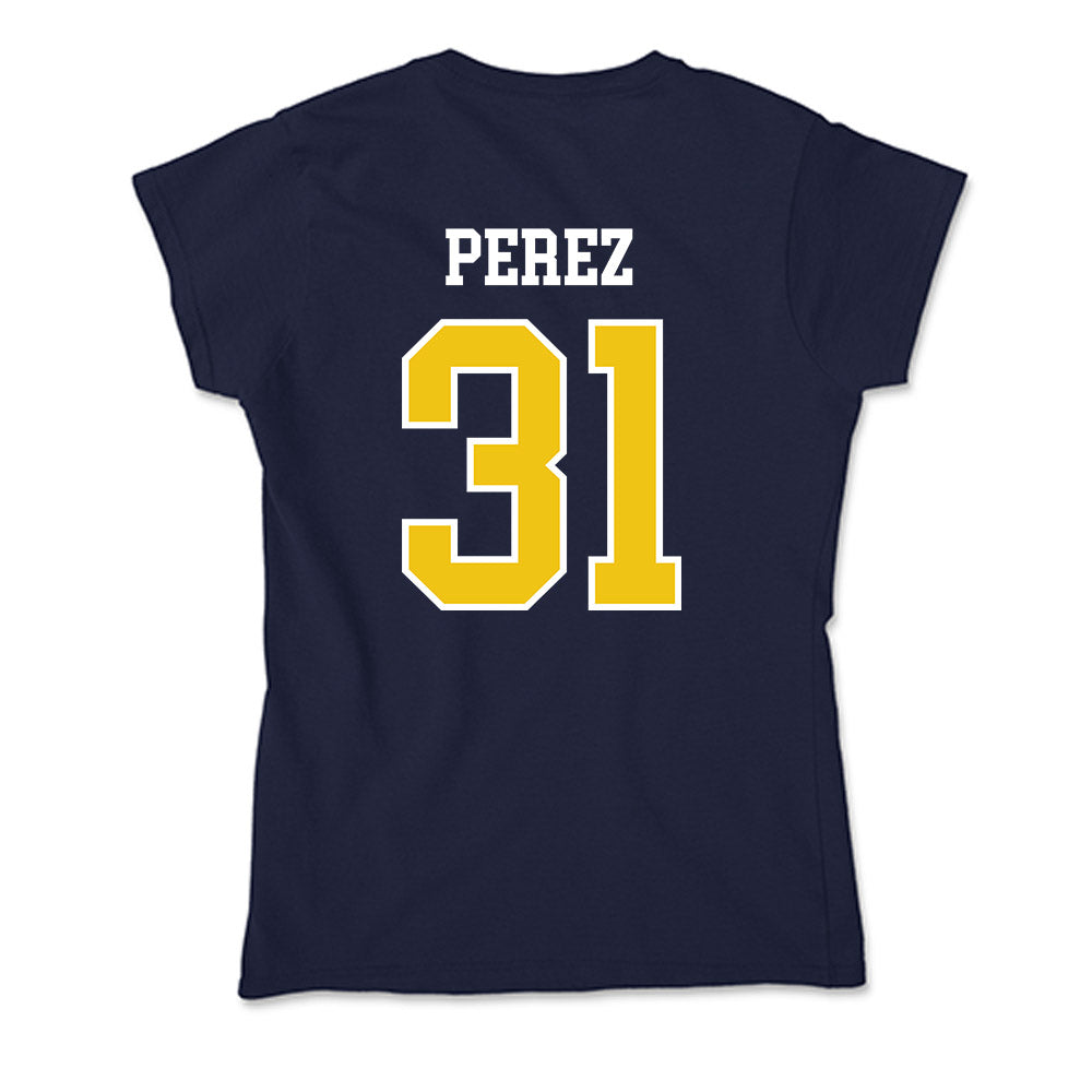 La Salle - NCAA Baseball : Sebastian Perez - Soft Style Women’s T-Shirt-1