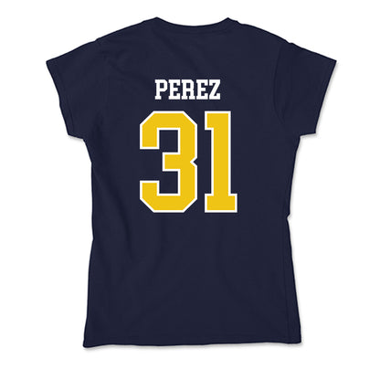 La Salle - NCAA Baseball : Sebastian Perez - Soft Style Women’s T-Shirt-1