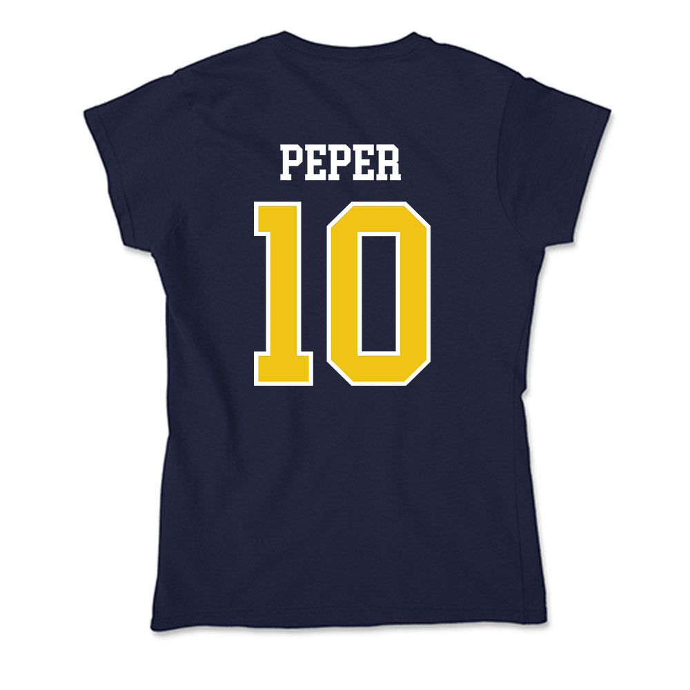 La Salle - NCAA Baseball : Jackson Peper - Soft Style Women’s T-Shirt-1
