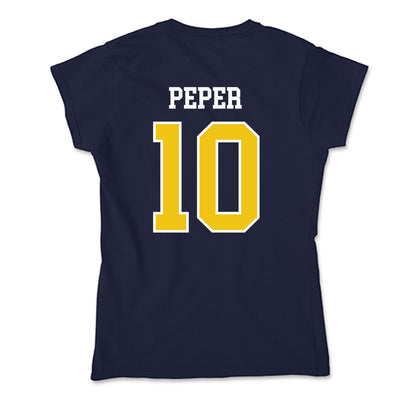La Salle - NCAA Baseball : Jackson Peper - Soft Style Women’s T-Shirt-1