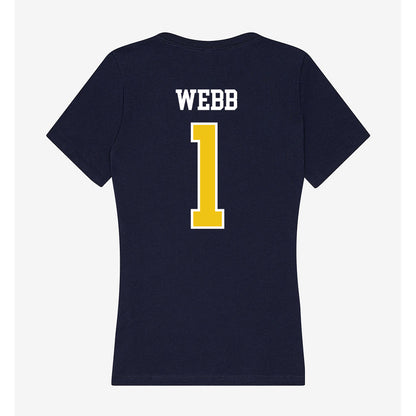 La Salle - NCAA Men's Soccer : Kiernan Webb - Women's V-Neck T-Shirt-1