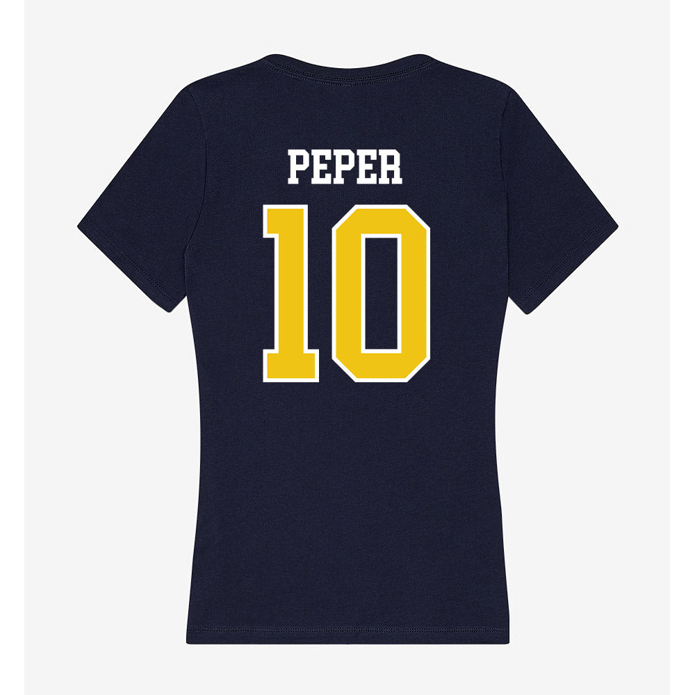 La Salle - NCAA Baseball : Jackson Peper - Women's V-Neck T-Shirt-1