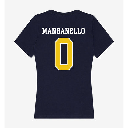 La Salle - NCAA Baseball : Josh Manganello - Women's V-Neck T-Shirt-1