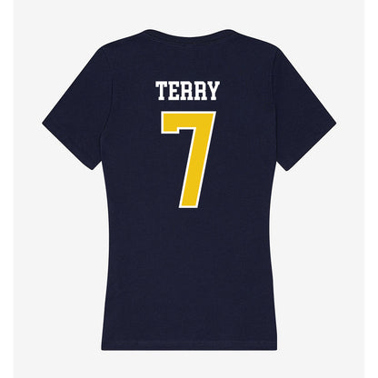 La Salle - NCAA Baseball : Jace Terry - Women's V-Neck T-Shirt-1
