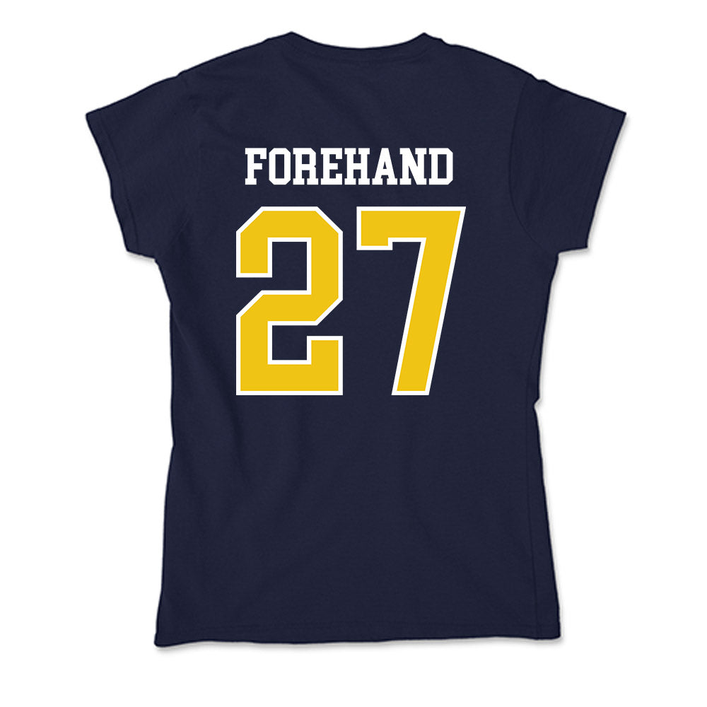 La Salle - NCAA Men's Soccer : Zach Forehand - Soft Style Women’s T-Shirt-1