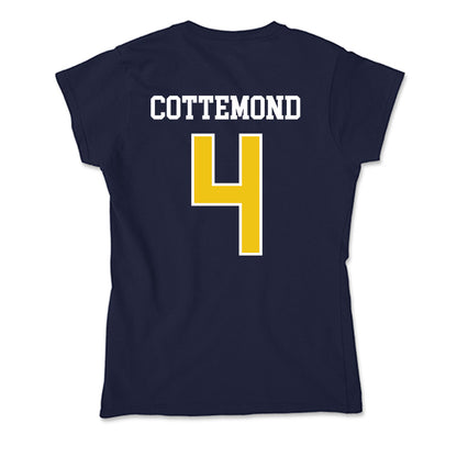 La Salle - NCAA Acrobatics & Tumbling : Makynna Cottemond - Soft Style Women’s T-Shirt-1