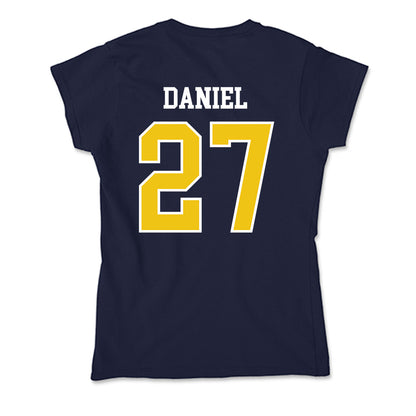 La Salle - NCAA Men's Basketball : Edwin Daniel - Soft Style Women’s T-Shirt-1