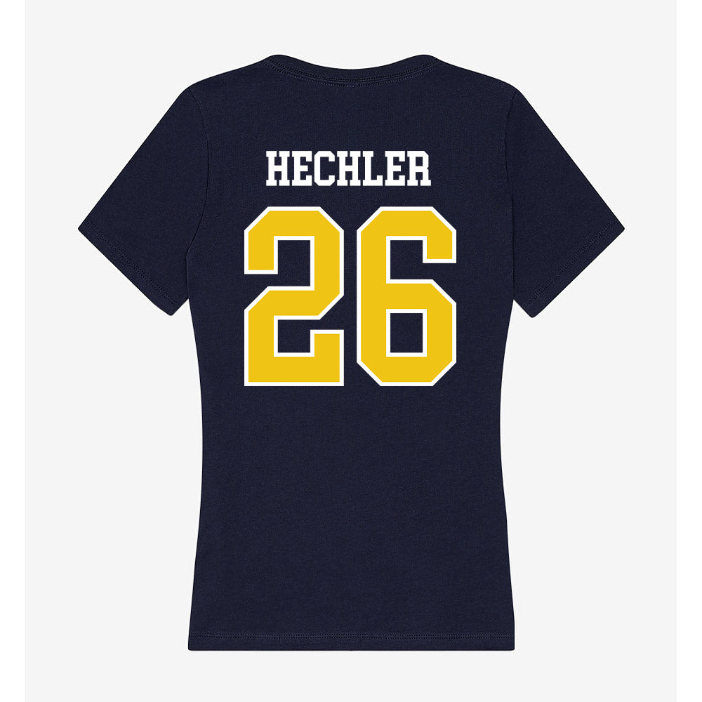 La Salle - NCAA Women's Lacrosse : Quinn Hechler - Women's V-Neck T-Shirt-1