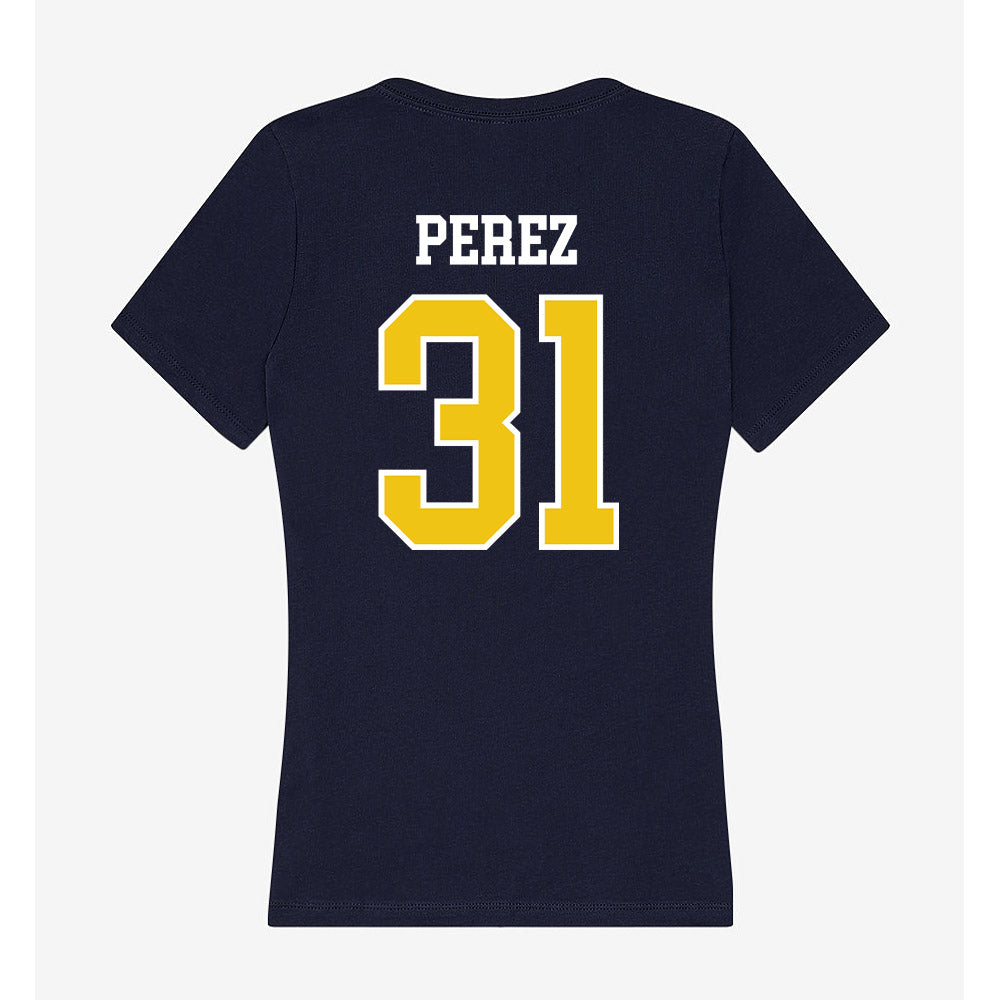 La Salle - NCAA Baseball : Sebastian Perez - Women's V-Neck T-Shirt-1