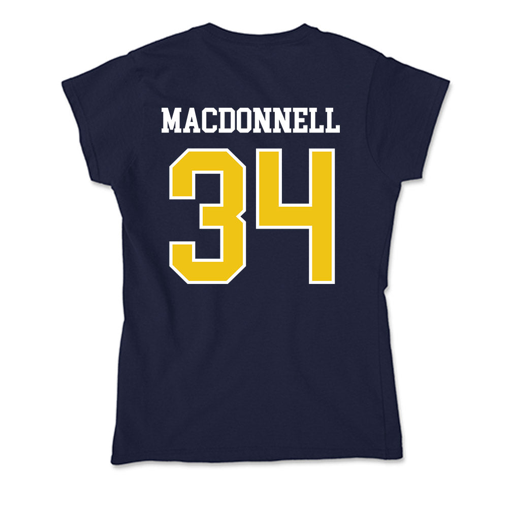 La Salle - NCAA Baseball : Owen MacDonnell - Soft Style Women’s T-Shirt-1