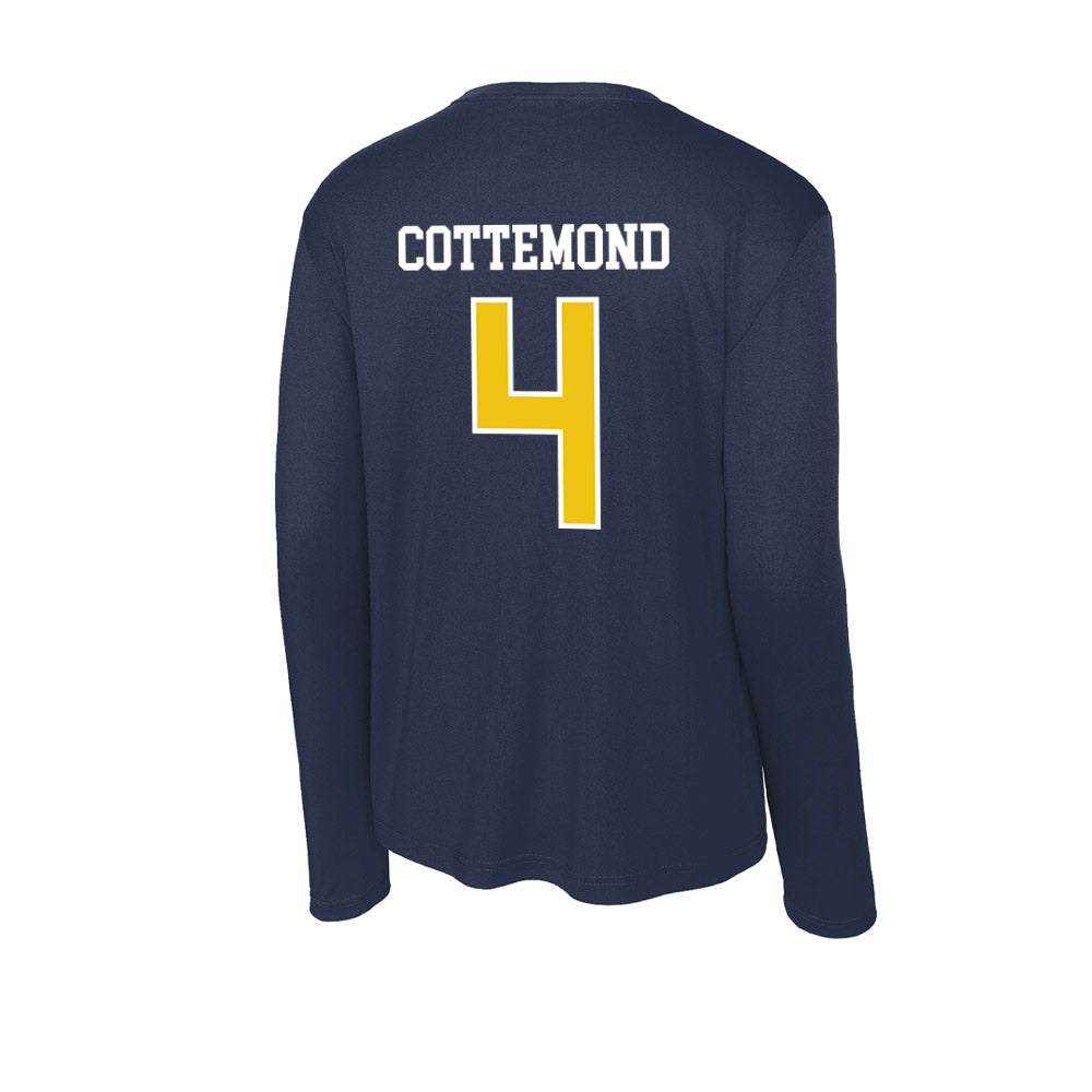 La Salle - NCAA Acrobatics & Tumbling : Makynna Cottemond - Activewear Long Sleeve T-Shirt-1