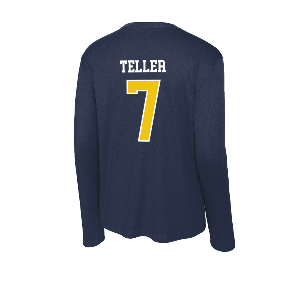 La Salle - NCAA Acrobatics & Tumbling : Alyvia Teller - Activewear Long Sleeve T-Shirt-1