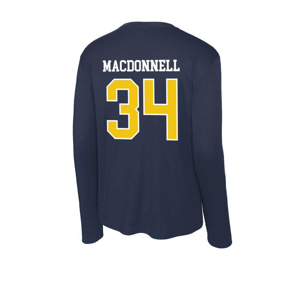 La Salle - NCAA Baseball : Owen MacDonnell - Activewear Long Sleeve T-Shirt-1