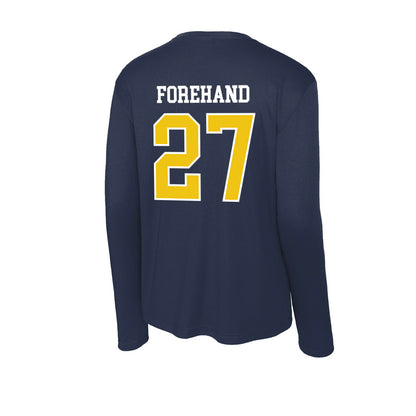 La Salle - NCAA Men's Soccer : Zach Forehand - Activewear Long Sleeve T-Shirt-1