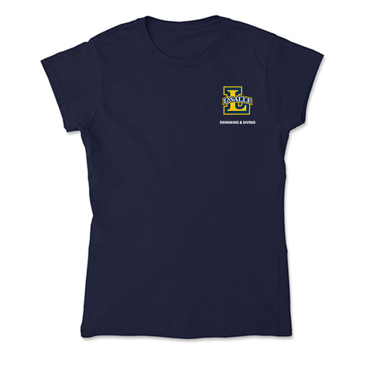 La Salle - NCAA Men's Swimming & Diving : Austin Wakefield - Soft Style Women’s T-Shirt-0