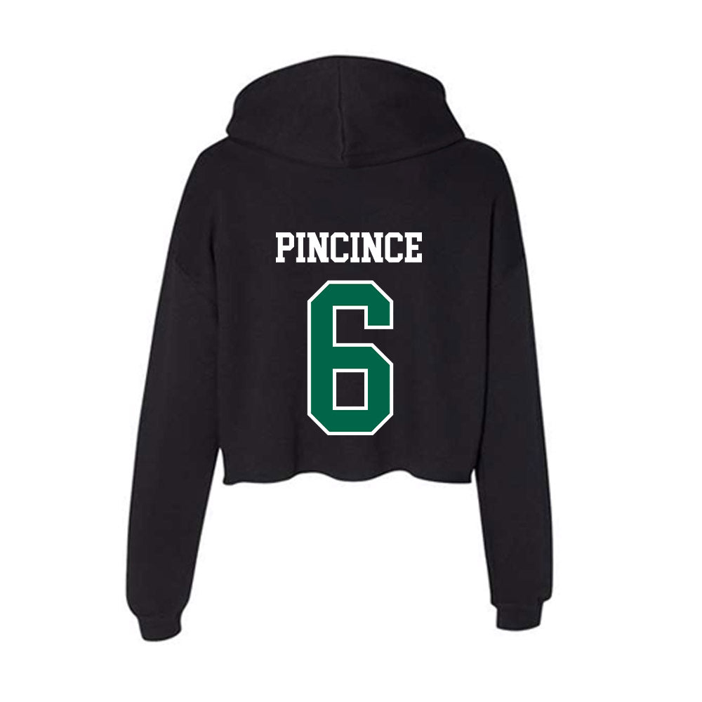 Siena - NCAA Baseball : Owen Pincince - Women's Crop Fleece Hoodie-1