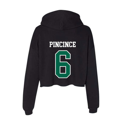 Siena - NCAA Baseball : Owen Pincince - Women's Crop Fleece Hoodie-1