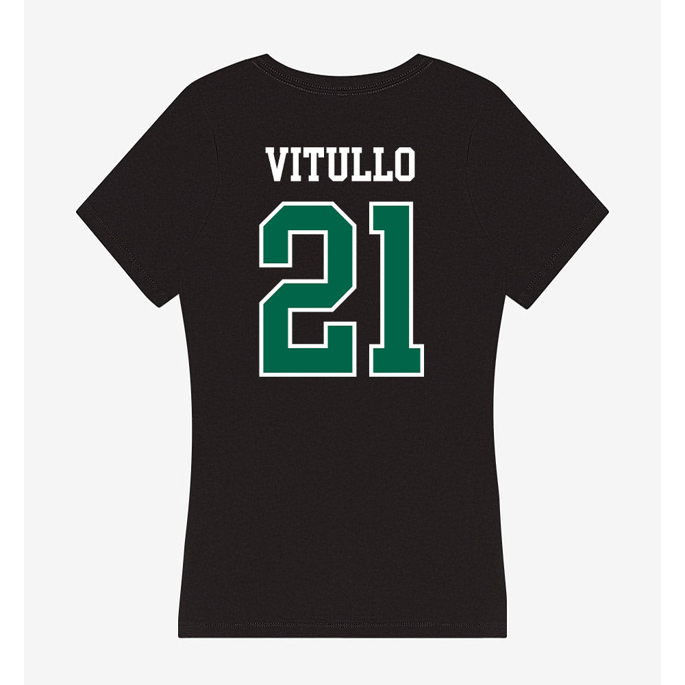 Siena - NCAA Women's Soccer : Sophia Vitullo - Women's V-Neck T-Shirt-1