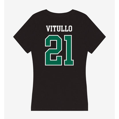 Siena - NCAA Women's Soccer : Sophia Vitullo - Women's V-Neck T-Shirt-1