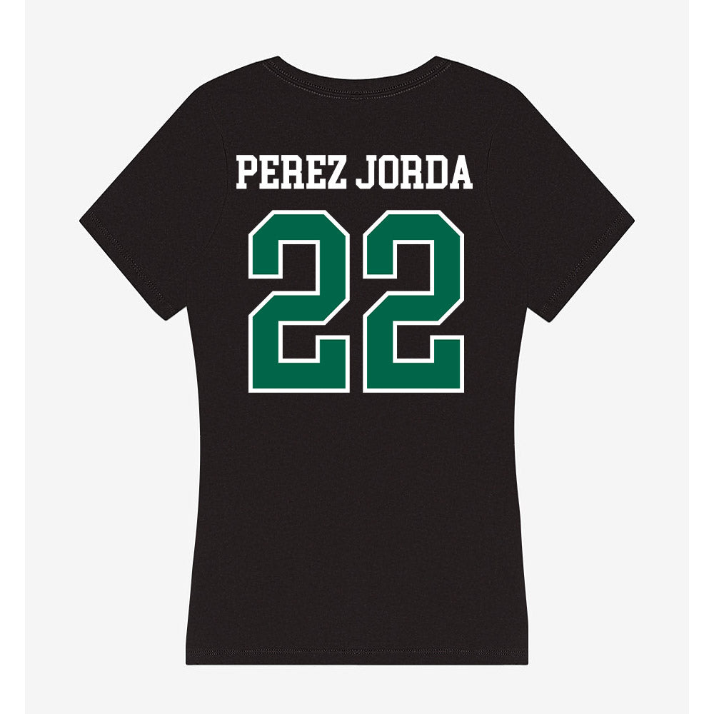 Siena - NCAA Men's Soccer : Alejandro Perez Jorda - Women's V-Neck T-Shirt-1