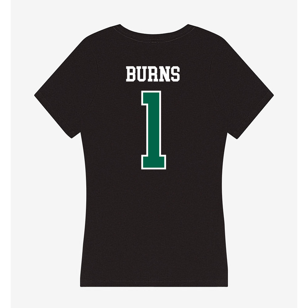 Siena - NCAA Women's Soccer : Cate Burns - Women's V-Neck T-Shirt-1