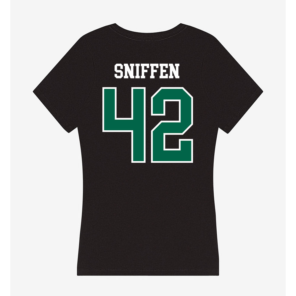 Siena - NCAA Men's Lacrosse : William Sniffen - Women's V-Neck T-Shirt-1