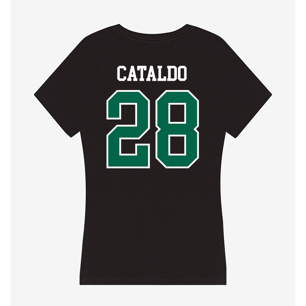 Siena - NCAA Men's Lacrosse : Leo Cataldo - Women's V-Neck T-Shirt-1