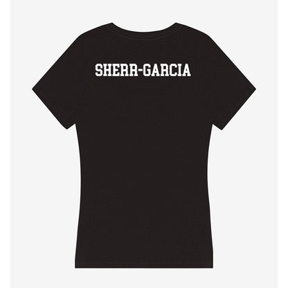 Siena - NCAA Women's Swimming & Diving : bette sherr-garcia - Women's V-Neck T-Shirt-1