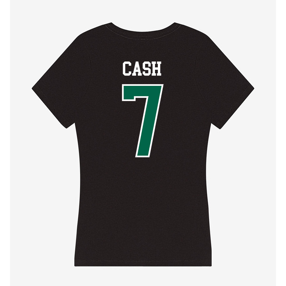 Siena - NCAA Men's Lacrosse : Logan Cash - Women's V-Neck T-Shirt-1
