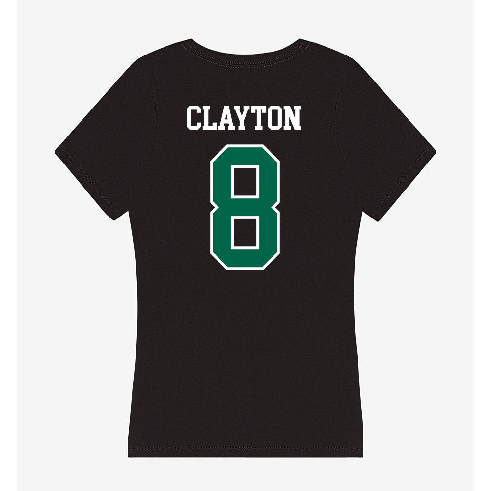 Siena - NCAA Men's Basketball : Mosi Clayton - Women's V-Neck T-Shirt-1