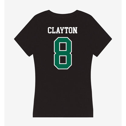 Siena - NCAA Men's Basketball : Mosi Clayton - Women's V-Neck T-Shirt-1
