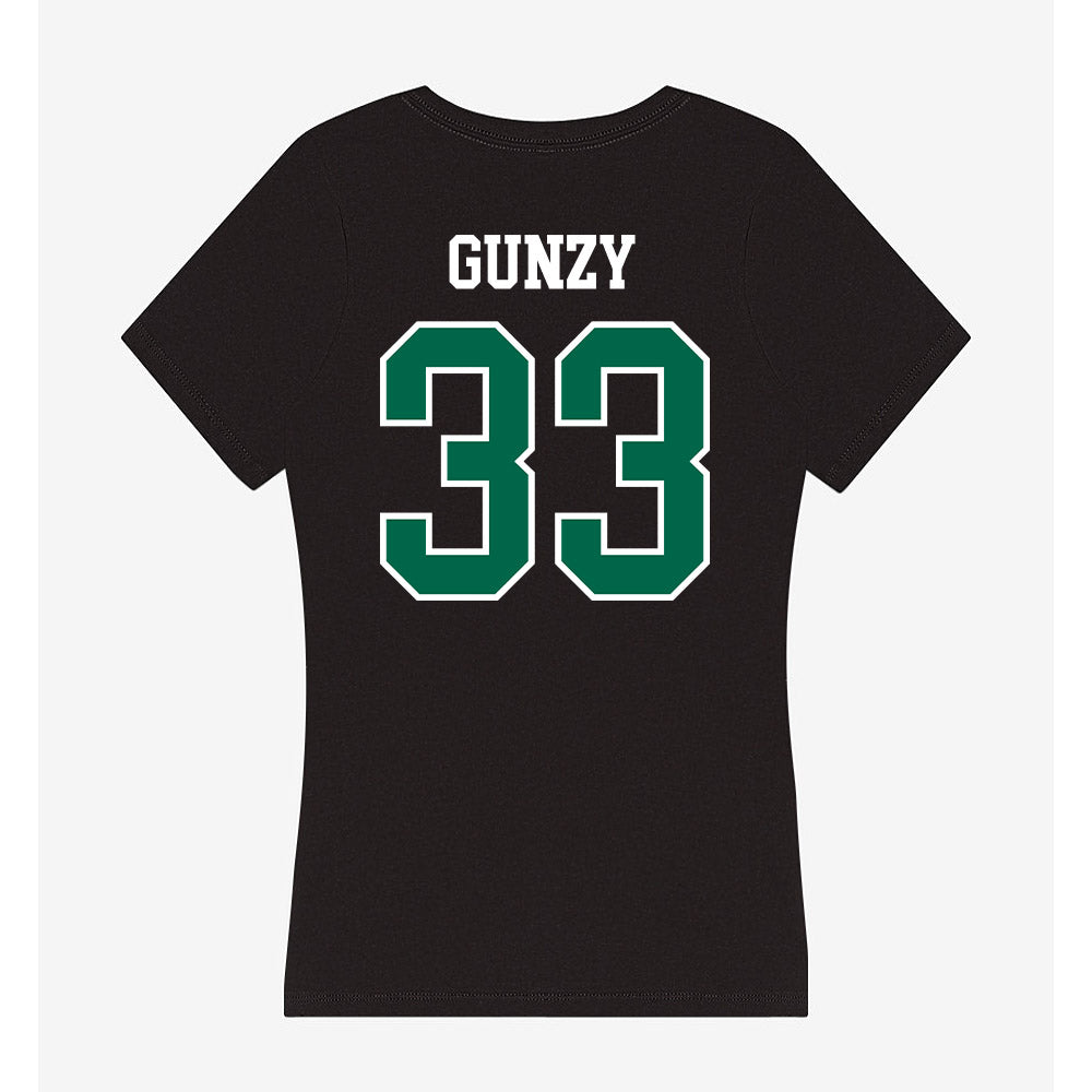 Siena - NCAA Baseball : JT Gunzy - Women's V-Neck T-Shirt-1