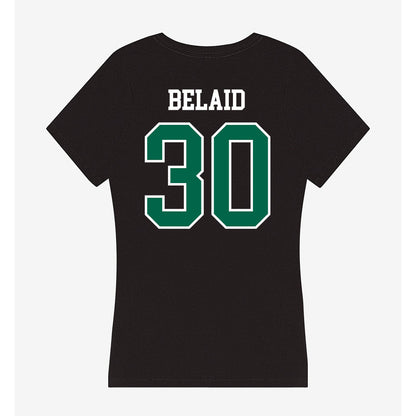 Siena - NCAA Men's Soccer : Aylan Belaid - Women's V-Neck T-Shirt-1