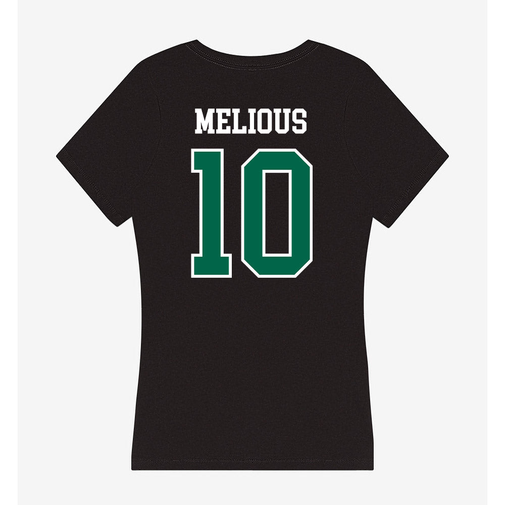 Siena - NCAA Women's Basketball : Nicole Melious - Women's V-Neck T-Shirt-1