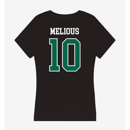 Siena - NCAA Women's Basketball : Nicole Melious - Women's V-Neck T-Shirt-1