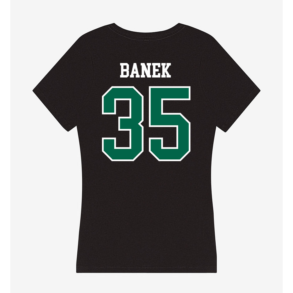 Siena - NCAA Men's Lacrosse : Logan Banek - Women's V-Neck T-Shirt-1