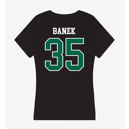 Siena - NCAA Men's Lacrosse : Logan Banek - Women's V-Neck T-Shirt-1