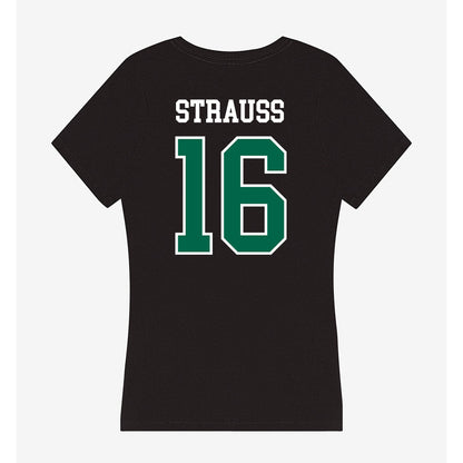 Siena - NCAA Softball : Jordan Strauss - Women's V-Neck T-Shirt-1