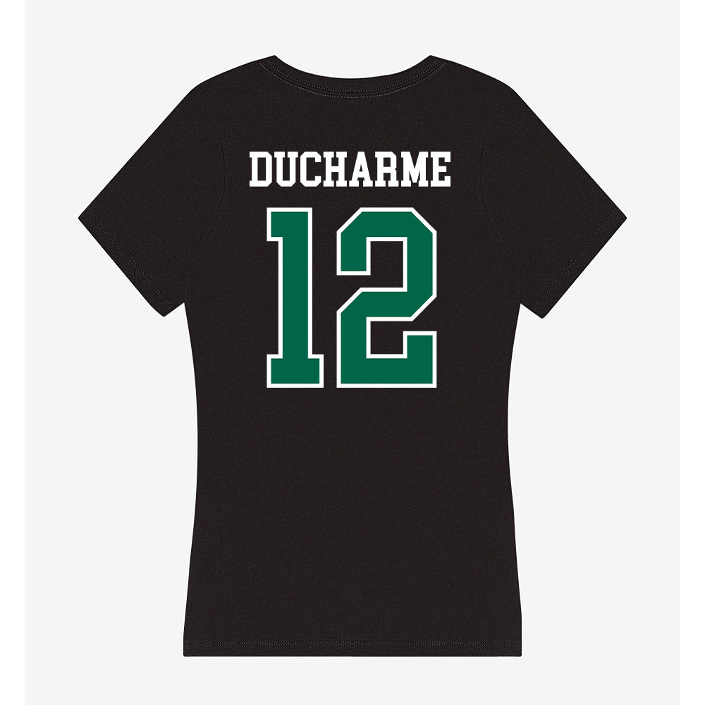 Siena - NCAA Men's Basketball : Reid Ducharme - Women's V-Neck T-Shirt-1