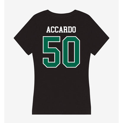 Siena - NCAA Men's Lacrosse : Johnny Accardo - Women's V-Neck T-Shirt-1