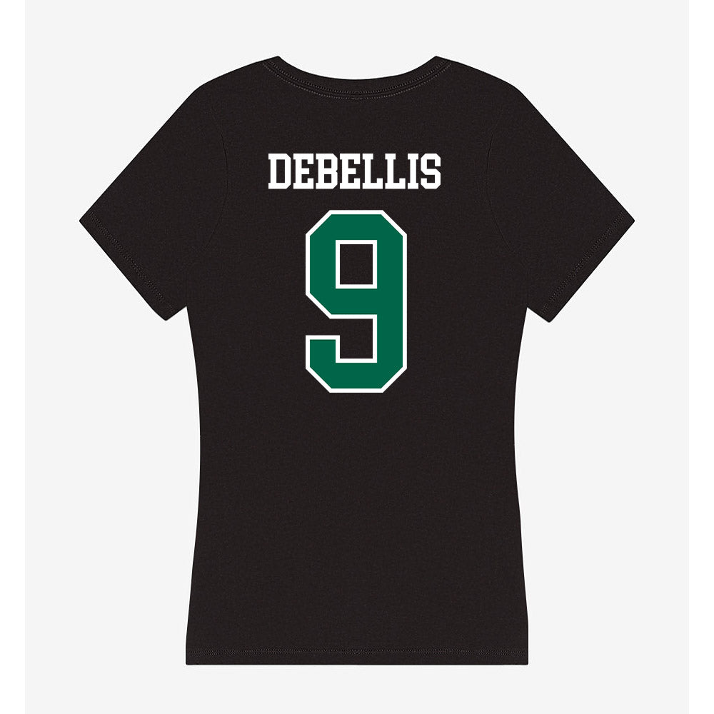 Siena - NCAA Men's Lacrosse : Vito DeBellis - Women's V-Neck T-Shirt-1