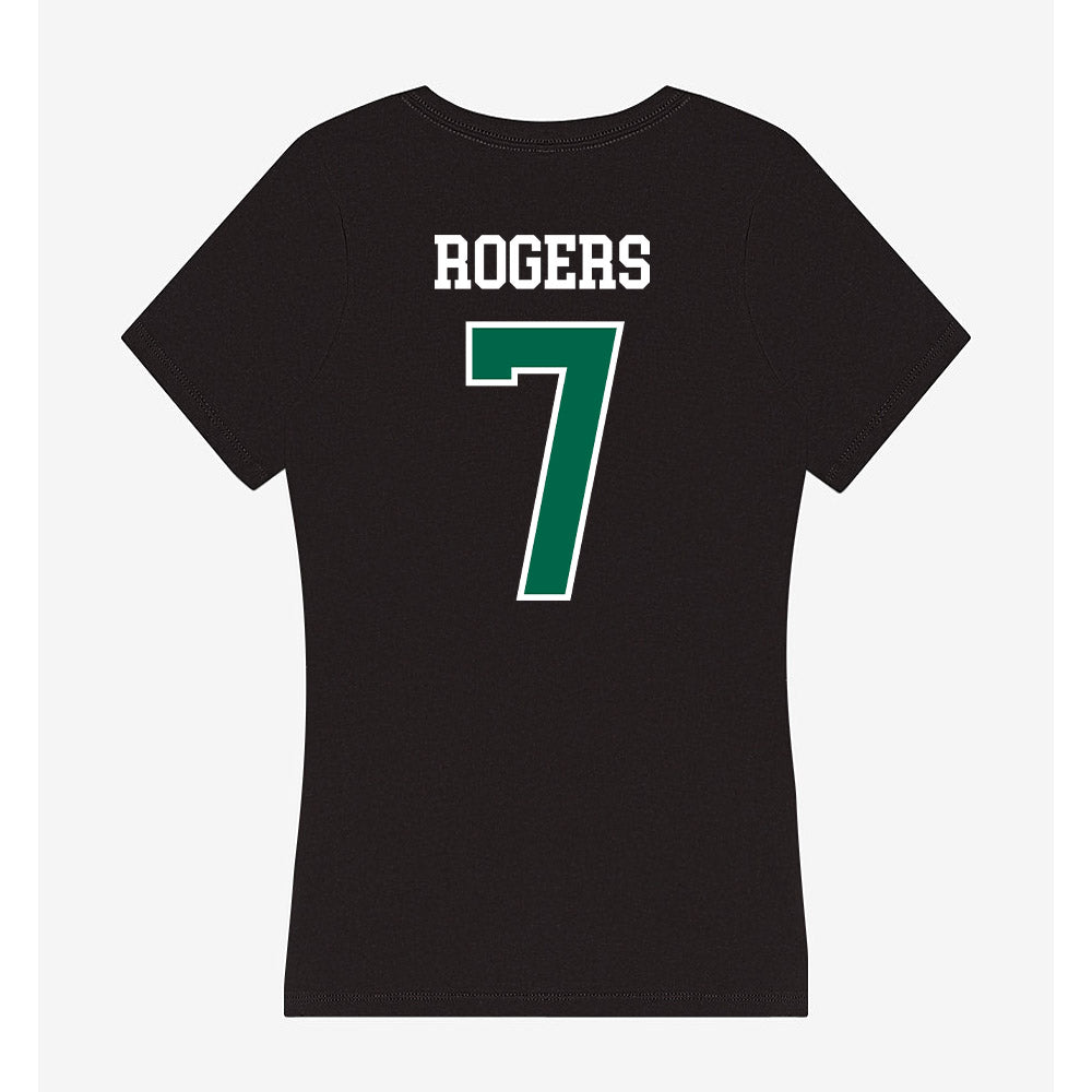 Siena - NCAA Women's Soccer : Catherine Rogers - Women's V-Neck T-Shirt-1